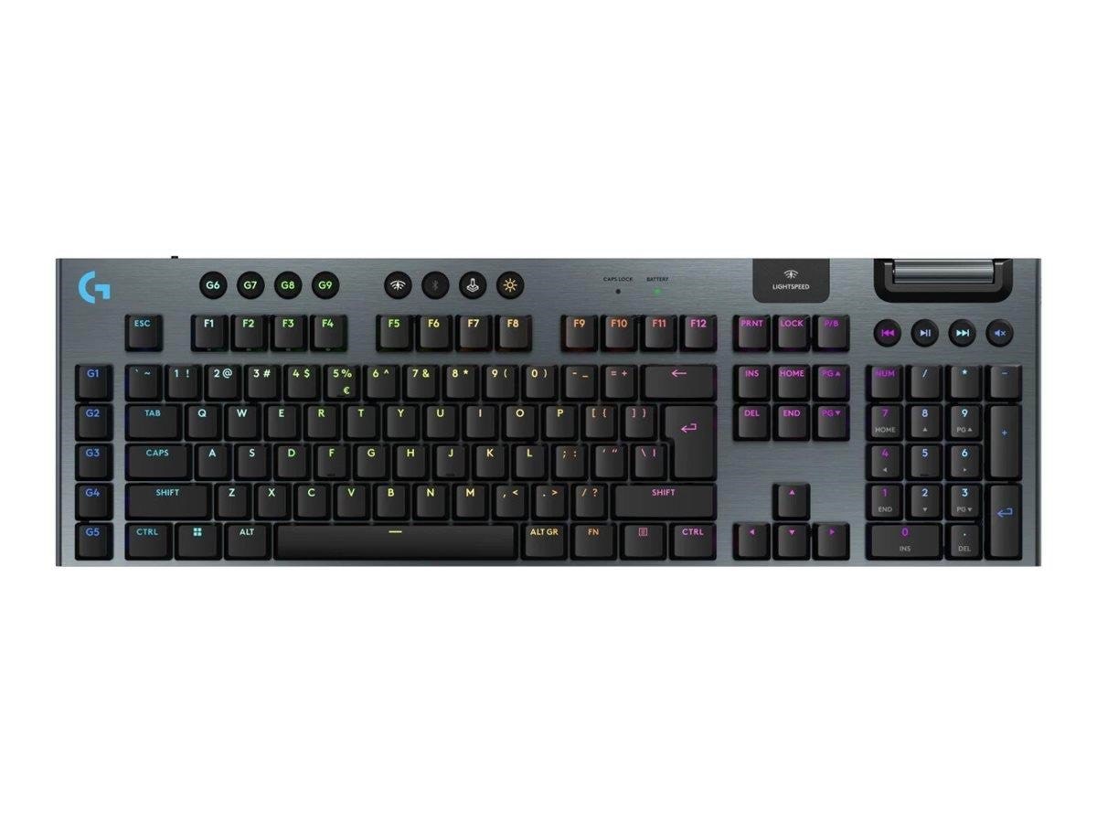 Logitech G915 X Lightspeed - Linear - Full-size - Gaming Tastatur - Full-size - Englisch (US) - Schwarz - Tastaturen 920-012698