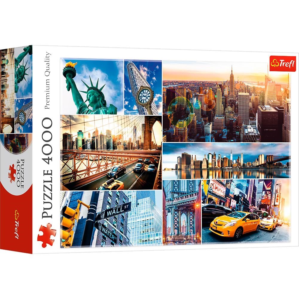 Trefl Puzzle - New York - Collage (4000 Pieces) 2D Puzzles Tfl45006