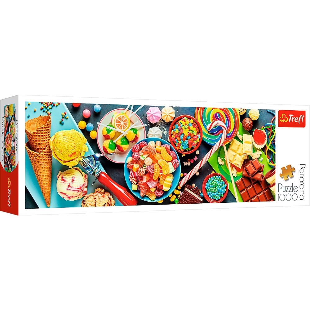 Trefl Puzzle - Panorama - Sweet Delights (1000 Pieces) 2D Puzzles Tfl29046