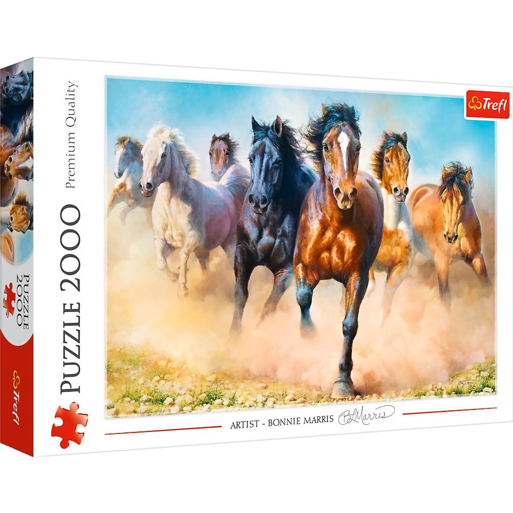 Trefl Puzzle - Galloping Herd of Horses (2000 Pieces) 2D Puzzles