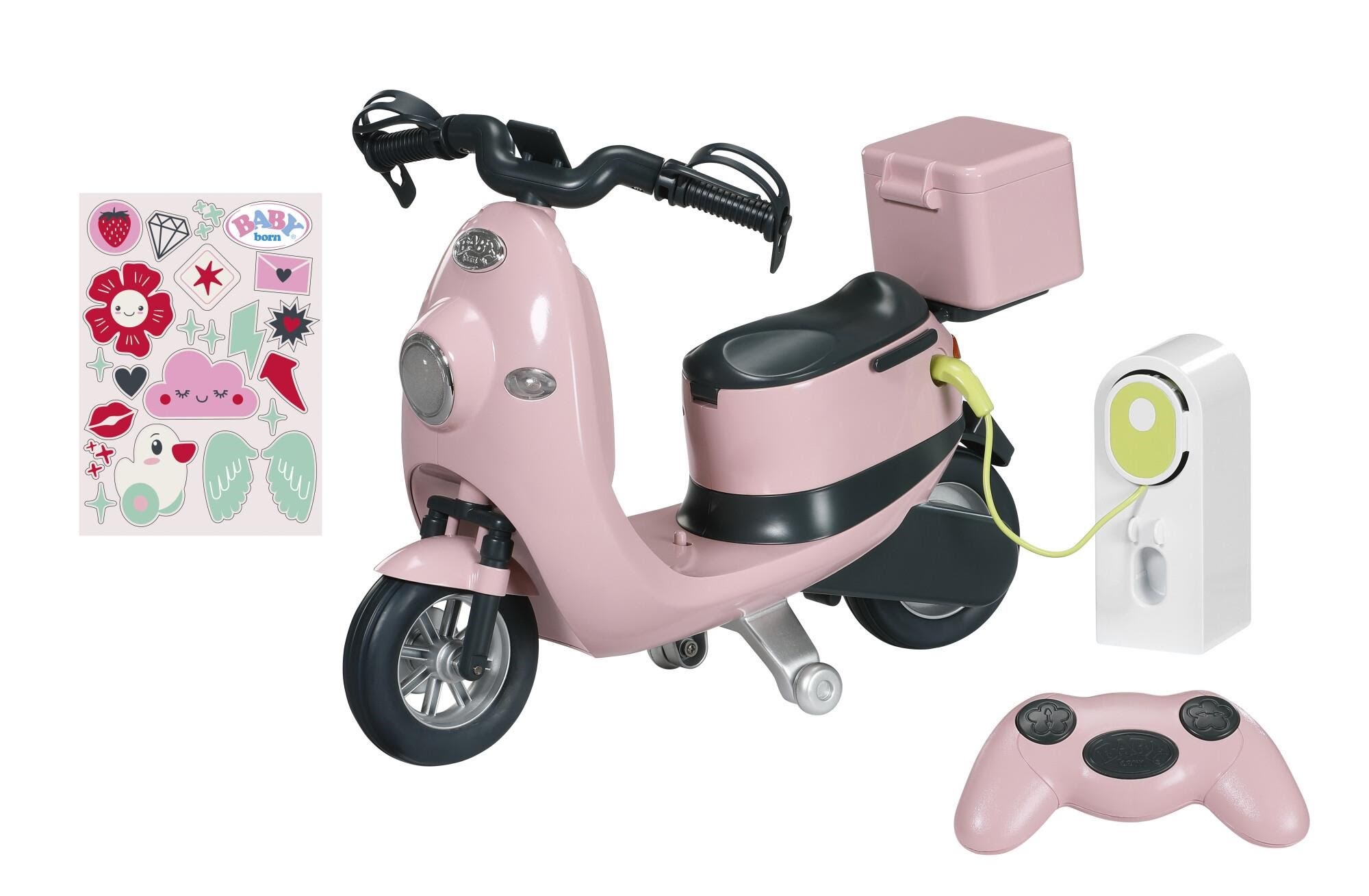 Baby Born E-scooter For Dolls With Remote Control - Puppen Zubehoer 835906