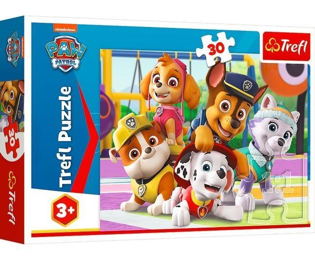 Trefl Puzzle - Paw Patrol - Paw Patrol Always on Time (30 Pieces) 2D Puzzles