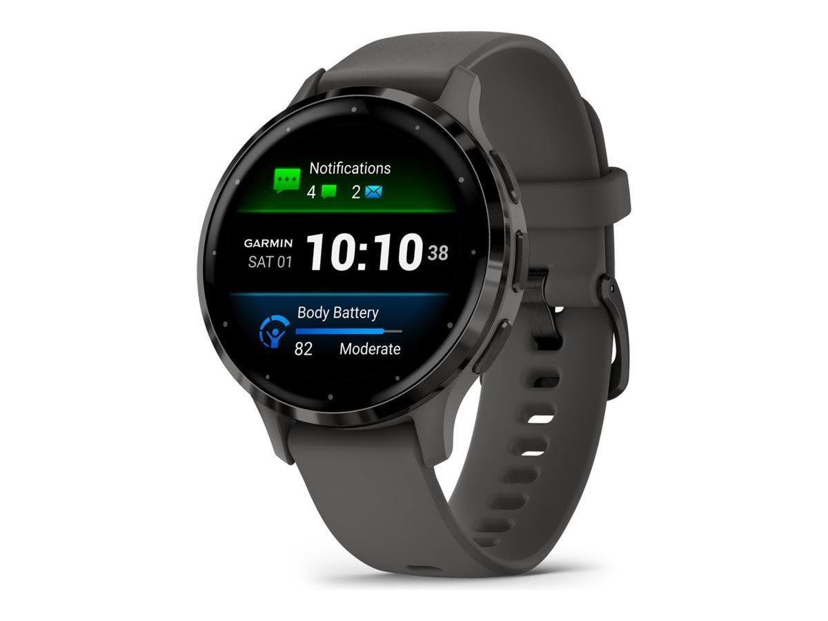 Garmin Venu 3S - Smartwatches Pulsuhren Sportuhren Schrittzaehler Grey 010-02785-00