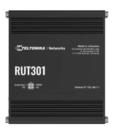 Teltonika Rut301 Industrial Ethernet Router (Rut301000000 / Standard Package With EU Psu) - Router - Wlan Router
