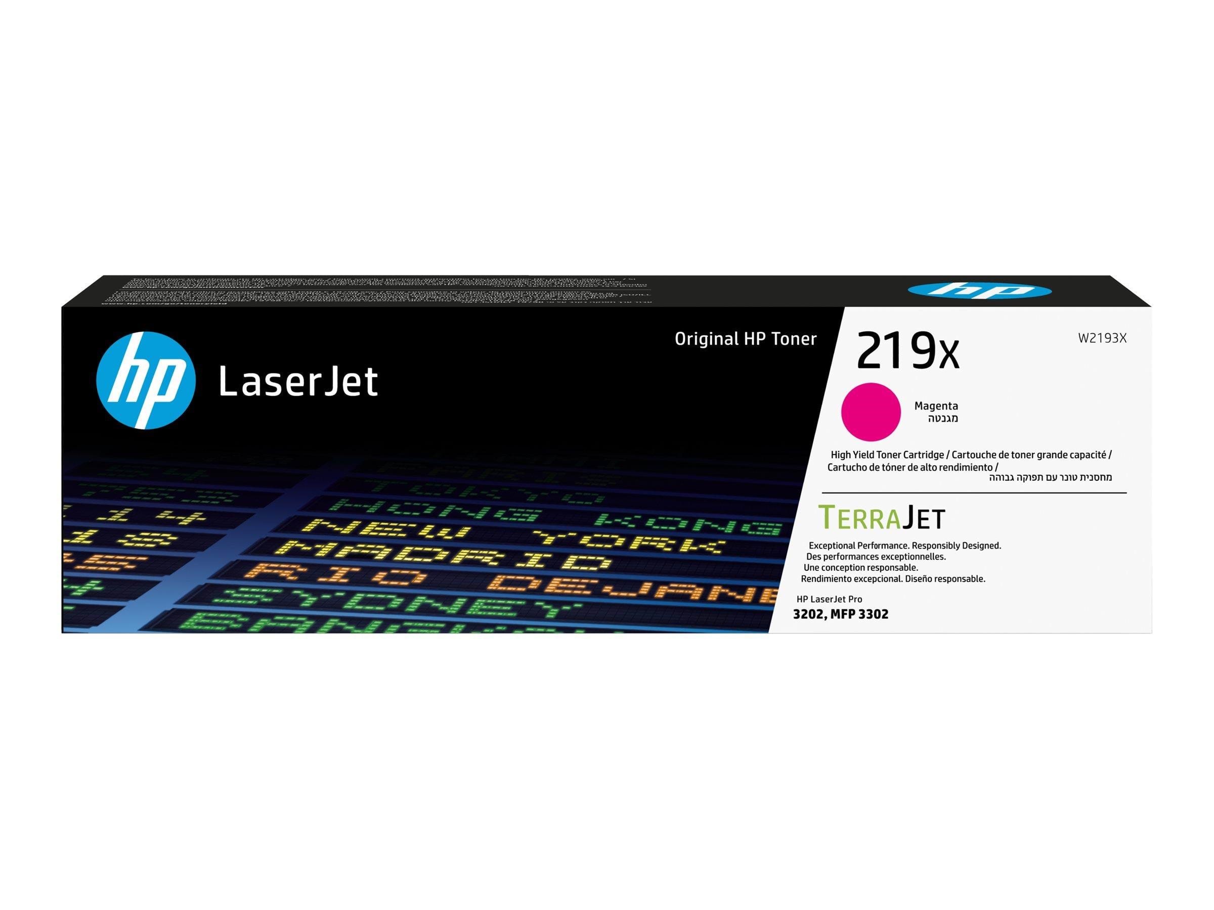 HP 219x / W2193x High Capacity Magenta Toner - Druckerzubehoer Tinte Toner
