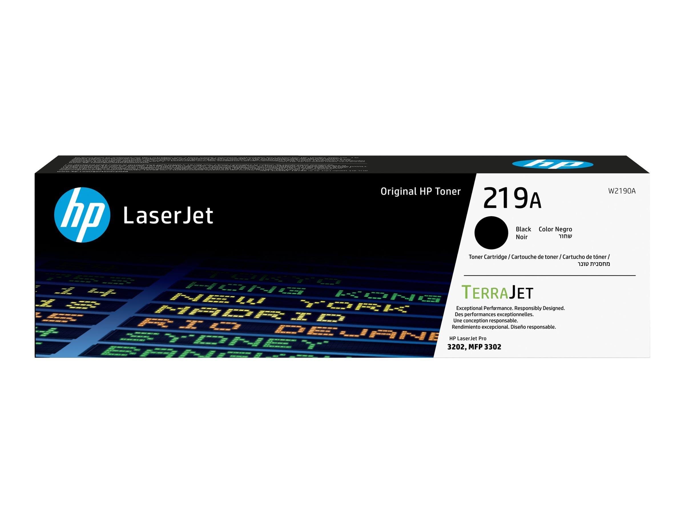 HP 219a / W2190a Black Toner - Druckerzubehoer Tinte Toner