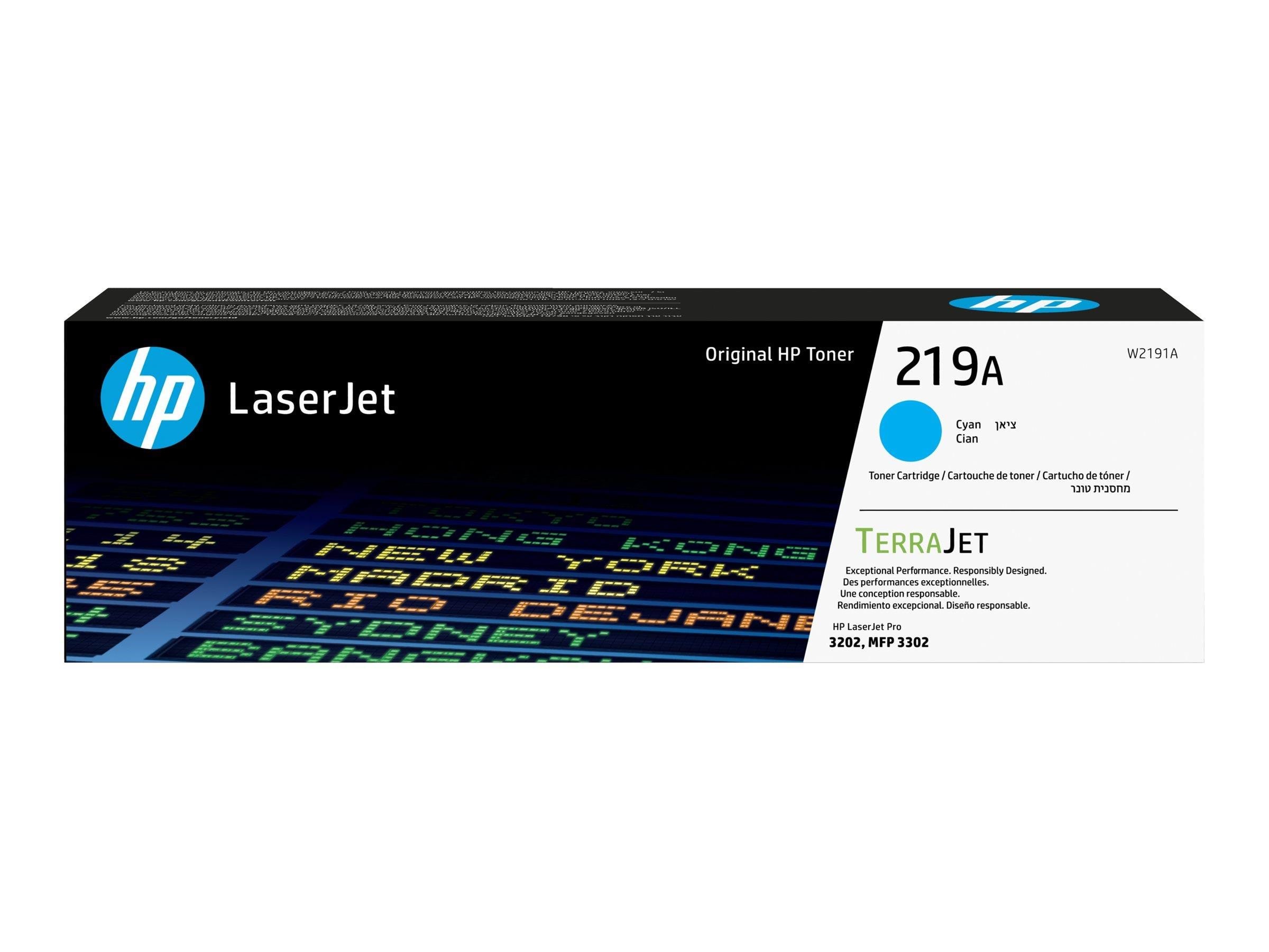 HP 219a / W2191a Cyan Toner - Druckerzubehoer Tinte Toner