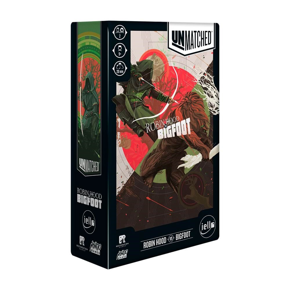 Iello Unmatched: Robin Hood VS. Big Foot (EN) - Brettspiele