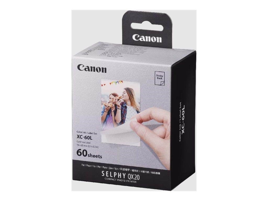 Canon Color Ink / Label Set (Xc-60l) - Papier Fotopapier Und Etiketten