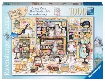 Ravensburger Crazy Cats Haberdashery 1000p - Puzzle 12001083