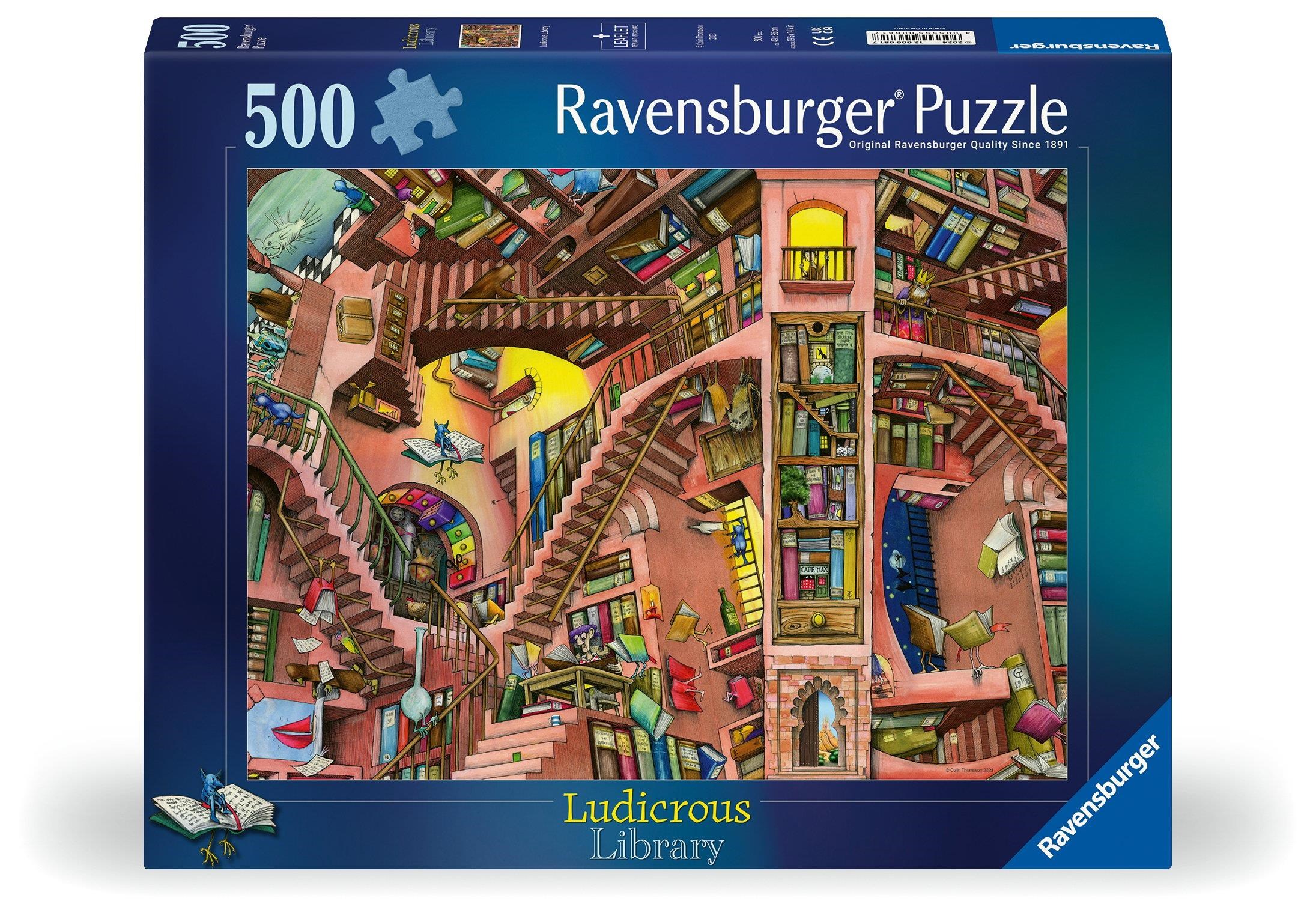 Ravensburger Ludicrous Library 500p - Puzzle 12000681