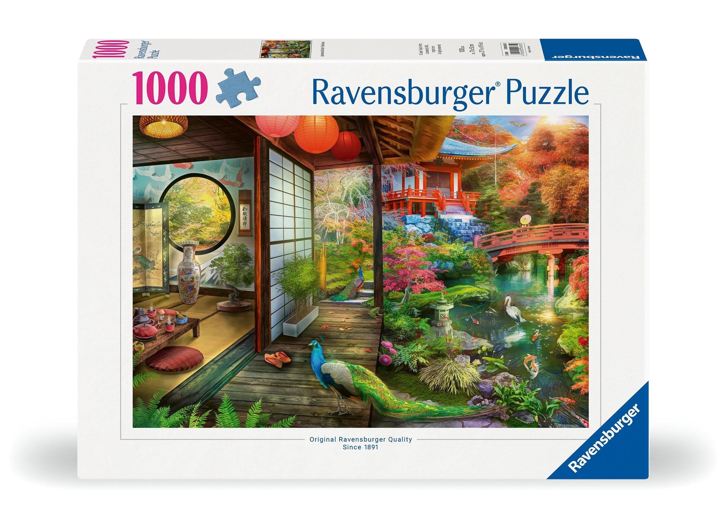 Ravensburger Kyoto Japanese Garden Teahouse (1000) - Puzzle