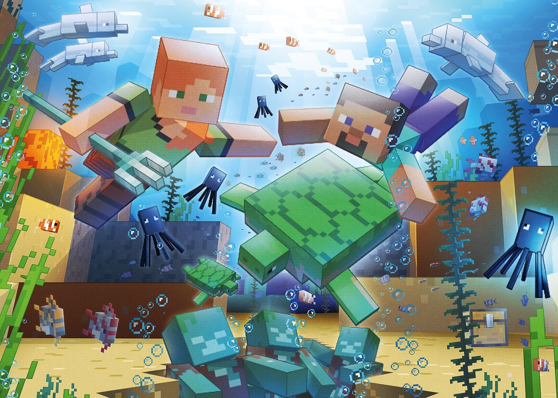 Ravensburger Minecraft Mosaic 1000p - Puzzle 12000421