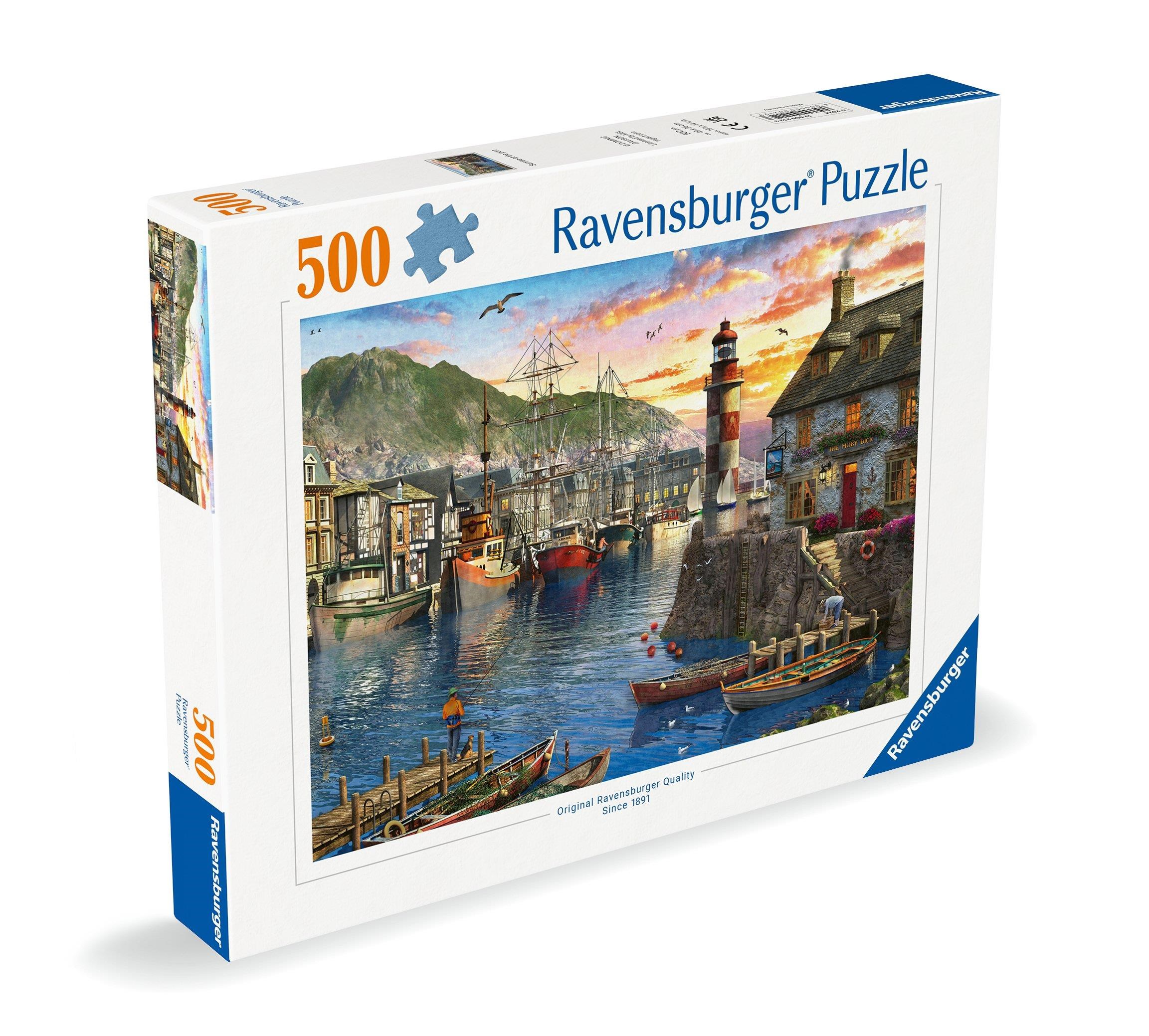 Ravensburger Sunrise At The Port 500p - Puzzle 12000212