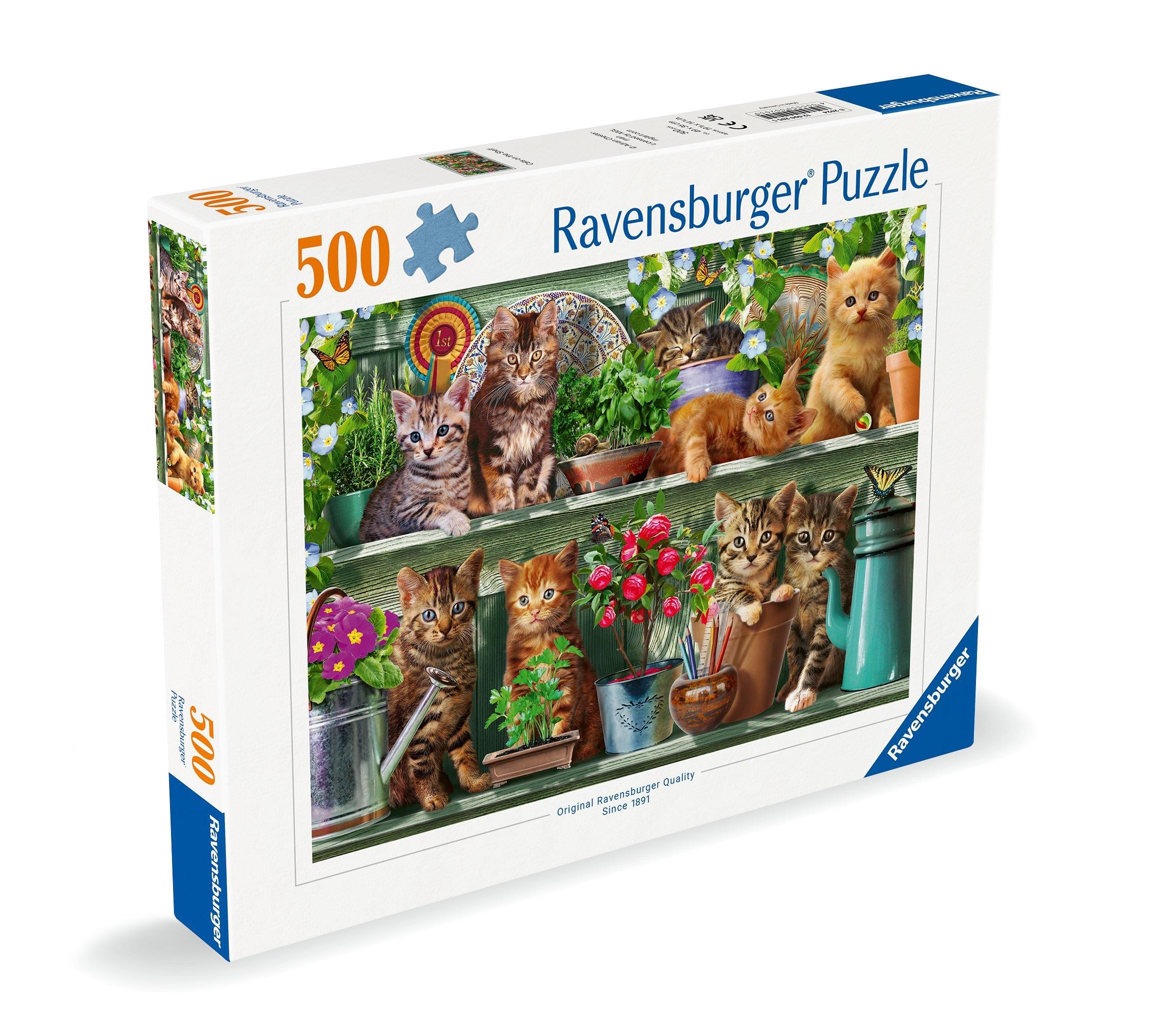 Ravensburger Cats On The Shelf 500p - Puzzle