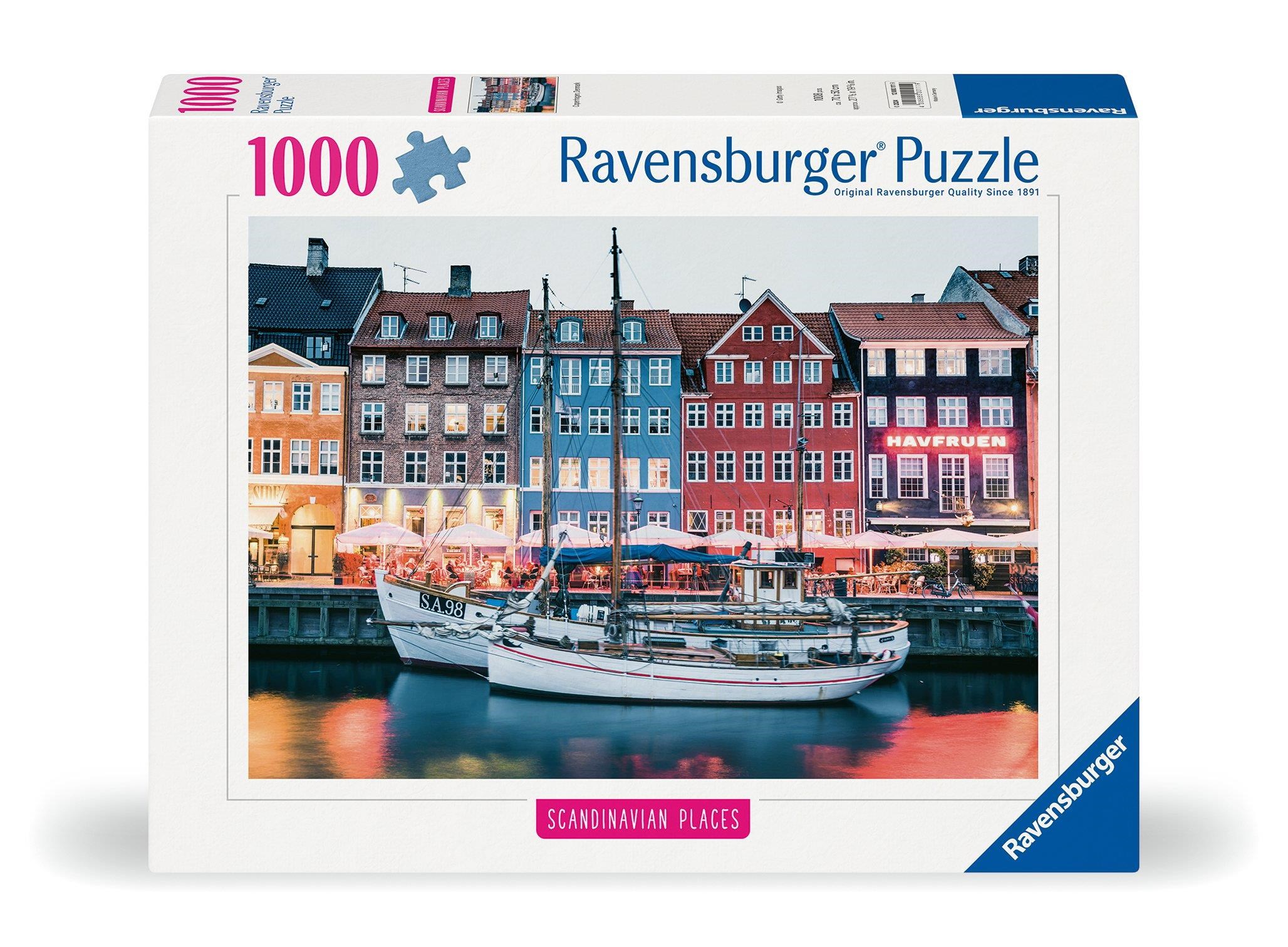 Ravensburger Scandinavian Copenhagen Denmark 1000p - Puzzle 12000111
