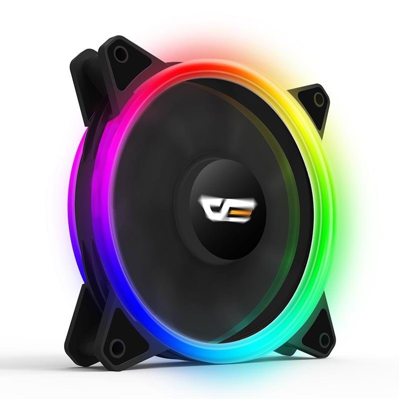 Darkflash Dr12 Pro Computer Cooling System - Gehäuselüfter - 120mm - Schwarz - 16 Dba - Gehaeuseluefter