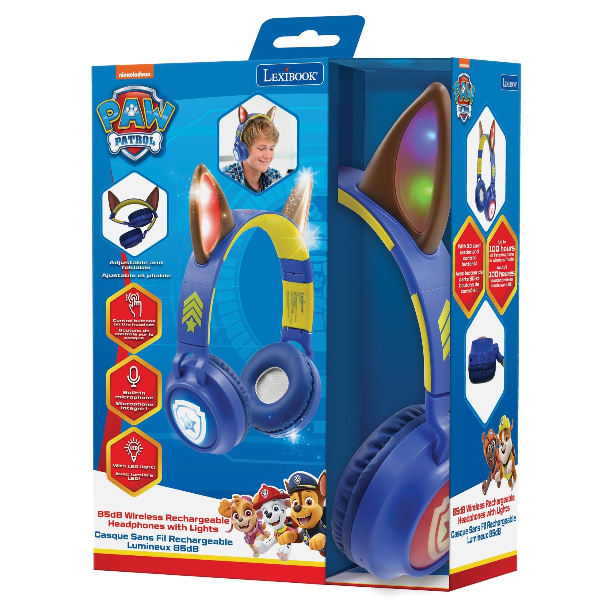 Kopfhörer - Paw Patrol Wired & Wireless Headphones With Light - Kopfhoerer/headsets