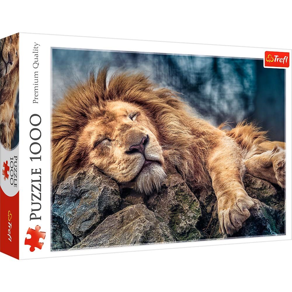 Trefl Puzzle - Sleeping Lion (1000 Pieces) 2D Puzzles