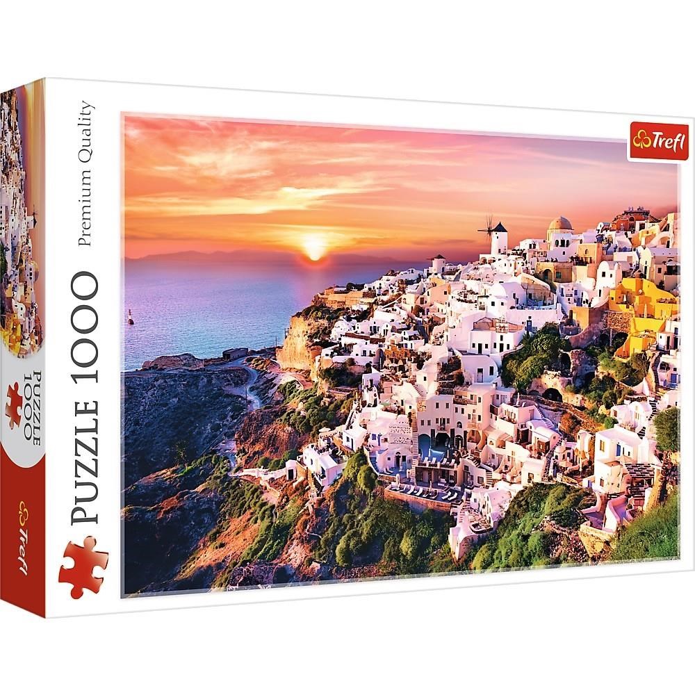Trefl Puzzle - Sunset Over Santorini (1000 Pieces) 2D Puzzles Tfl10435