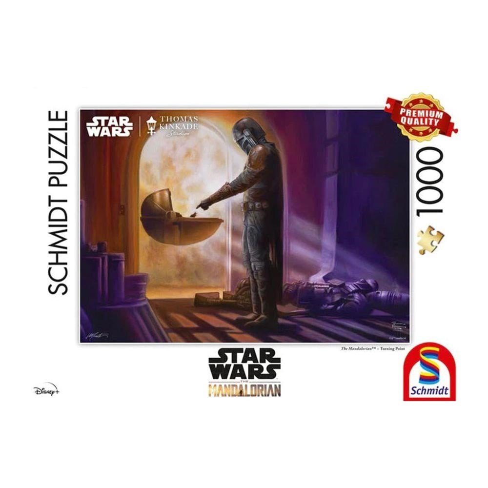 Schmidt Puzzle - Thomas Kinkade: Star Wars The Mandalorian - Turning Point (1000) Sch7376