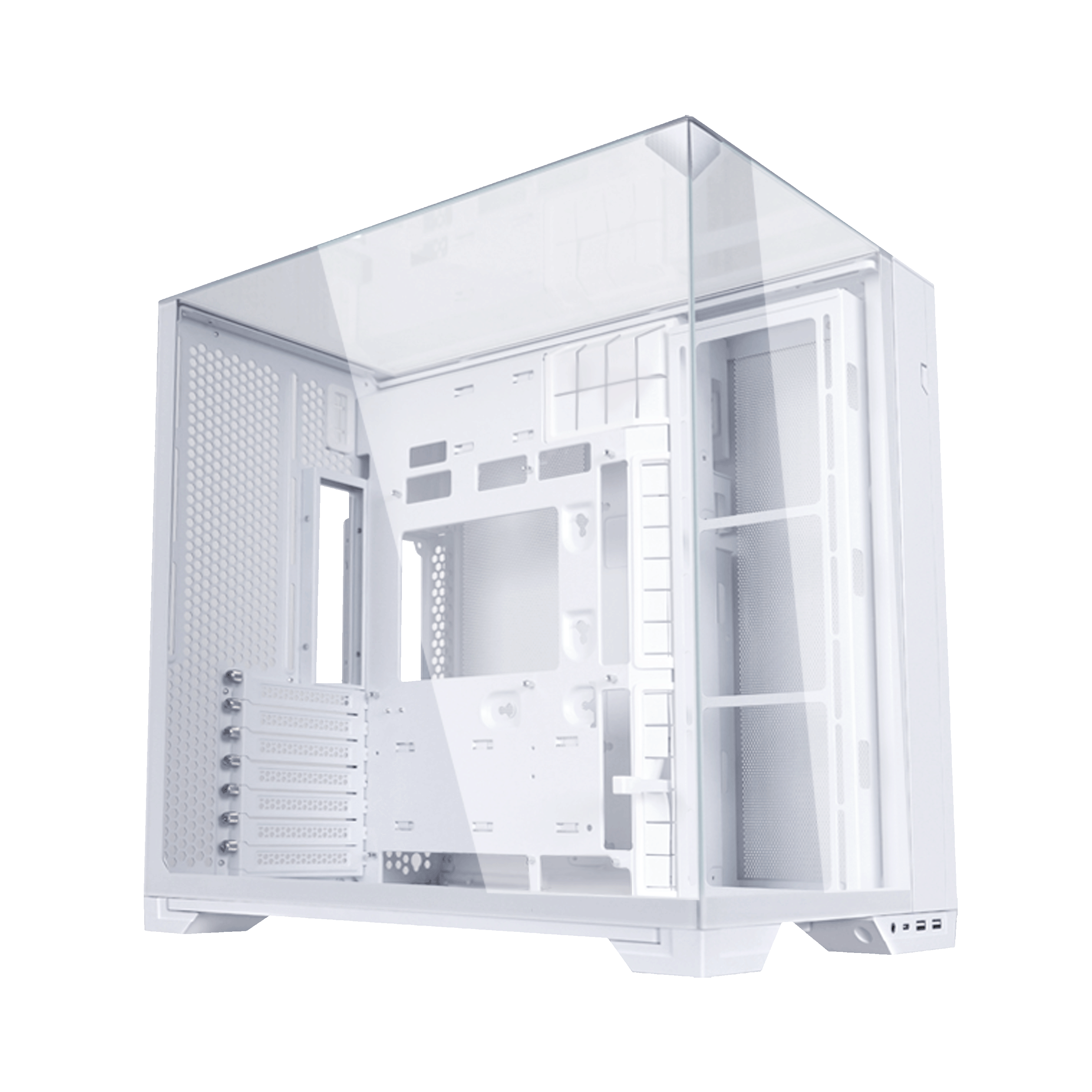 Lian Li O11 Vision Compact White - Gehäuse - Miditower - Weiß - Gehaeuse