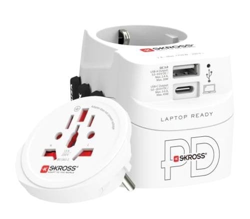 Skross Pro Light Usb Ac45pd World - Netzteile Fuer Laptops 1.302474