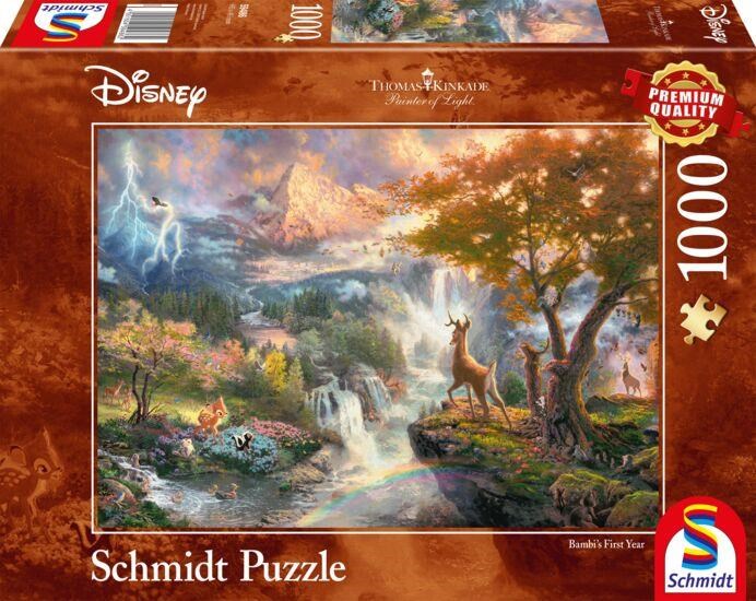 Schmidt Puzzle - Thomas Kinkade: Disney - Bambi (1000) 59486