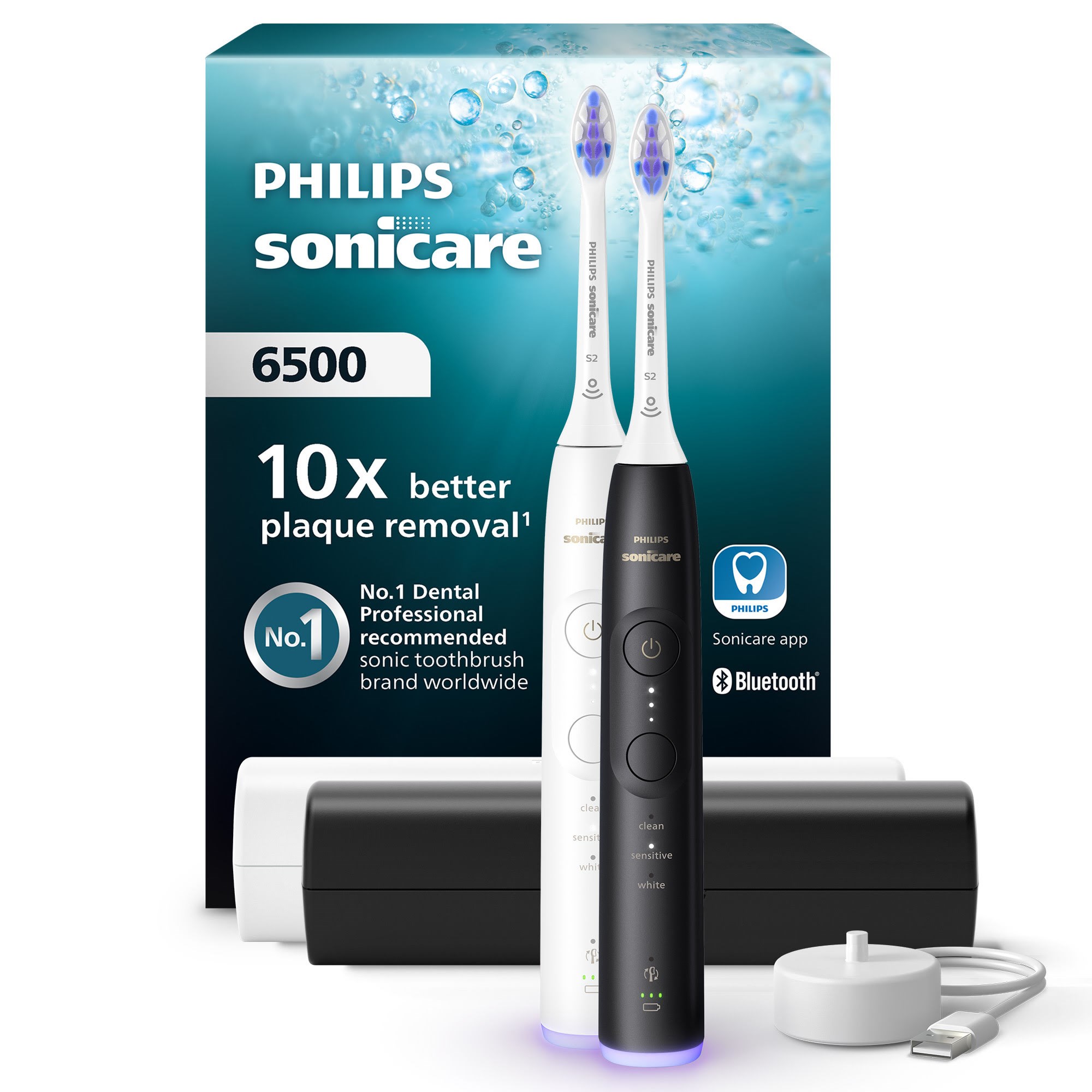 Philips Elektrische Zahnbürste Sonicare 6500 Hx7419/01 - Elektrische Zahnbuersten