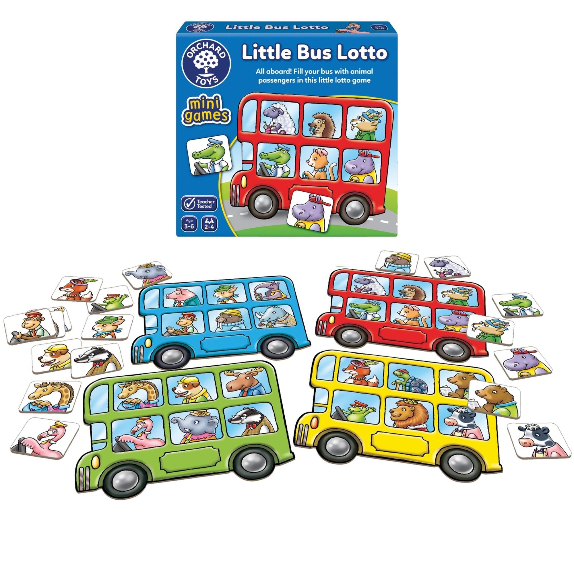 Orchard Little Bus Lotto Mini Game - Brettspiele 600355