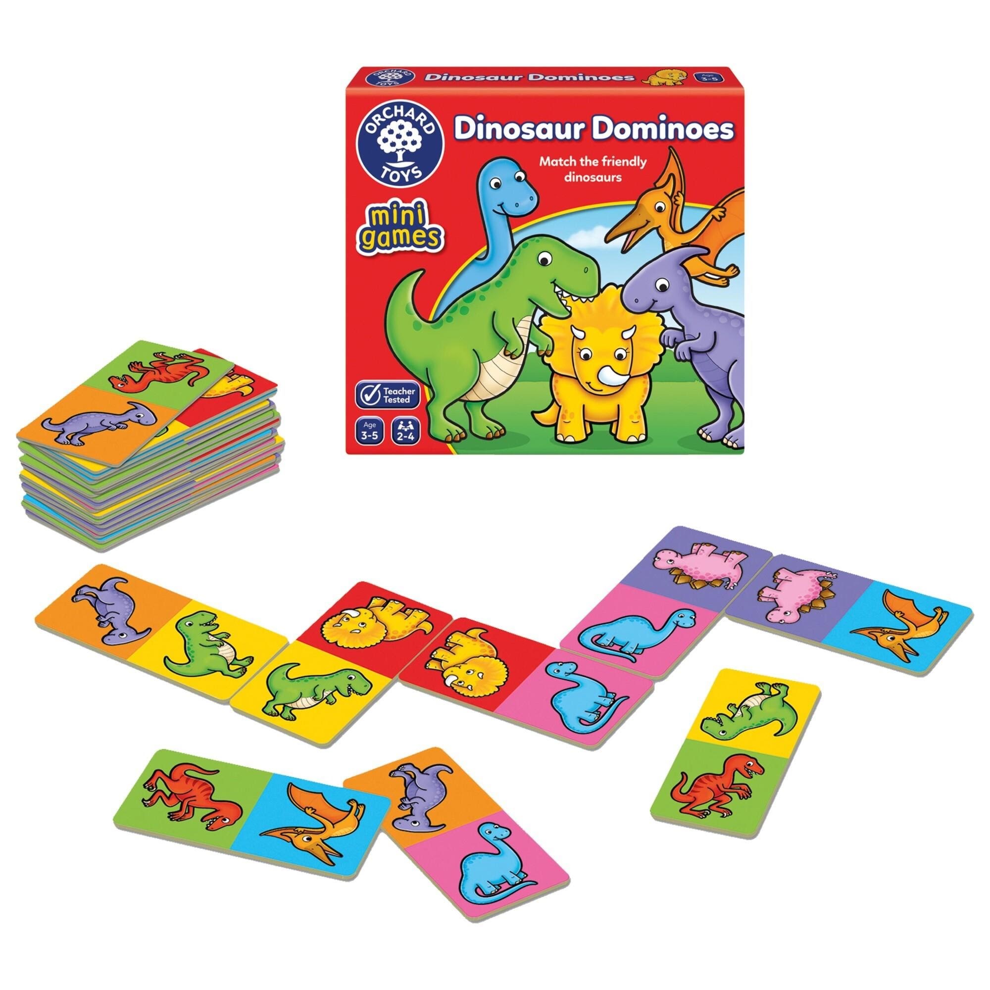 Orchard Dinosaur Dominoes Mini Game - Brettspiele