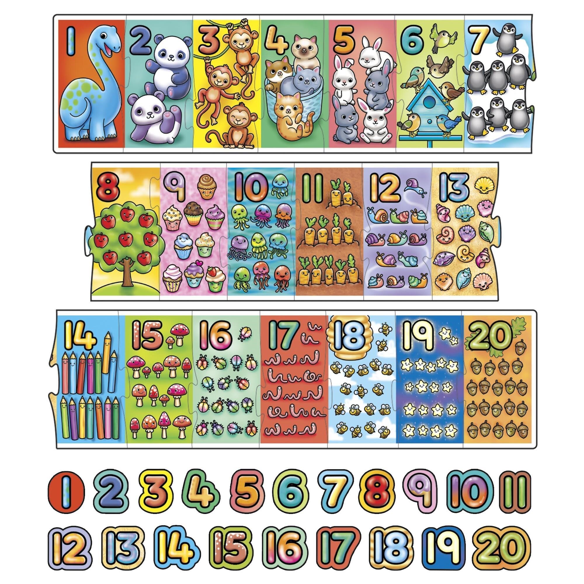 Orchard Giant Number Puzzle - Brettspiele 600306