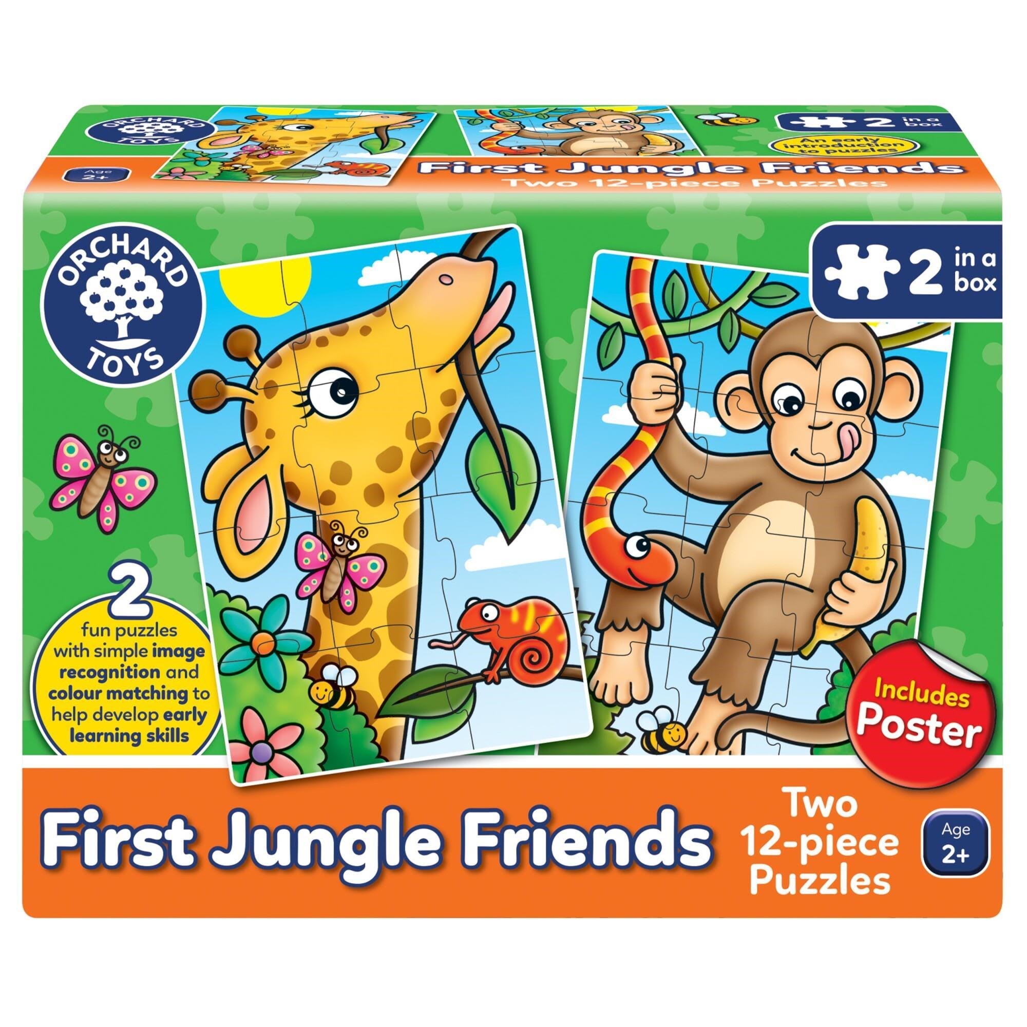 Orchard First Jungle Friends - Puzzle Set 2D Puzzles 600293