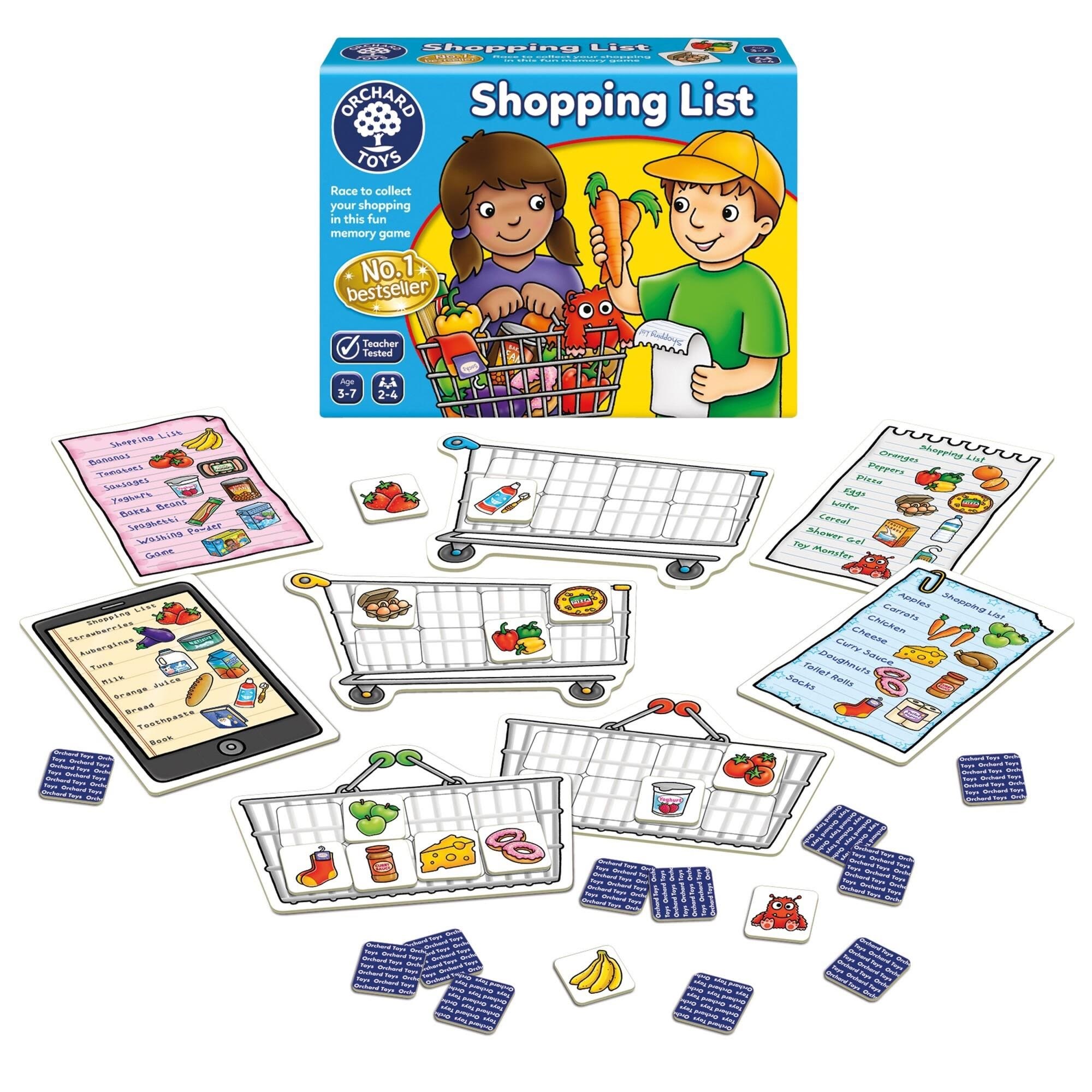 Orchard Shopping List - Brettspiele