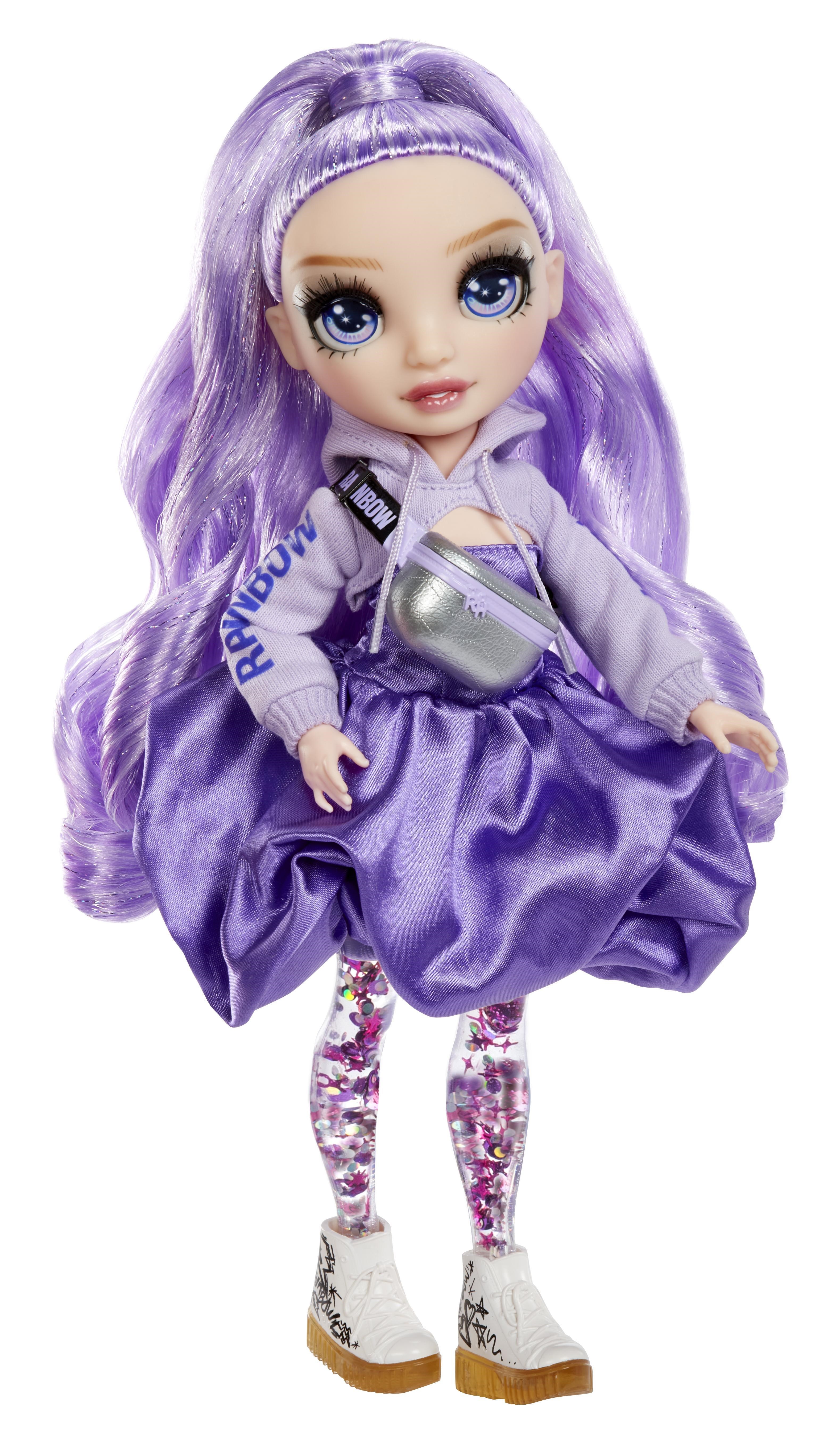 Rainbow High Sparkle & Shine Fashion Dolls- Viola (Purple) - Dolls Accessories