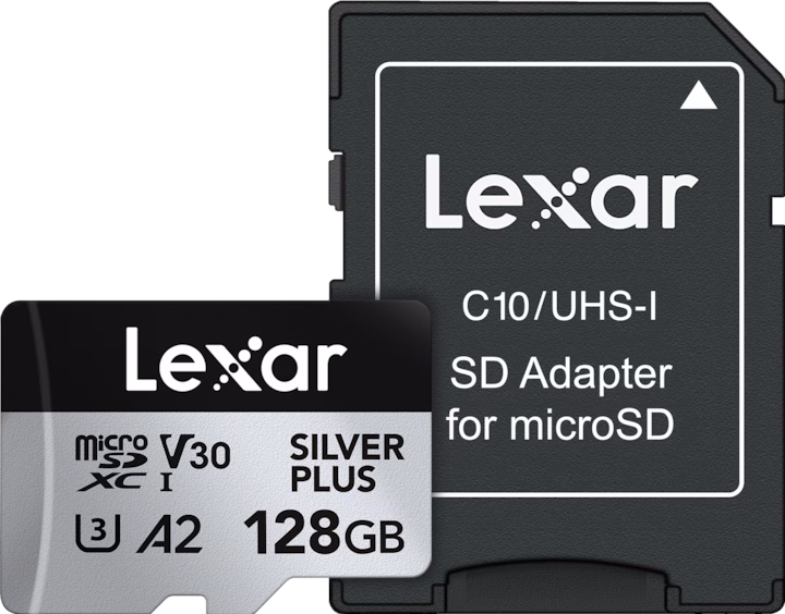 Lexar Professional Silver Plus Microsd/sd - 205mb/s - 128gb - Speicherkarten