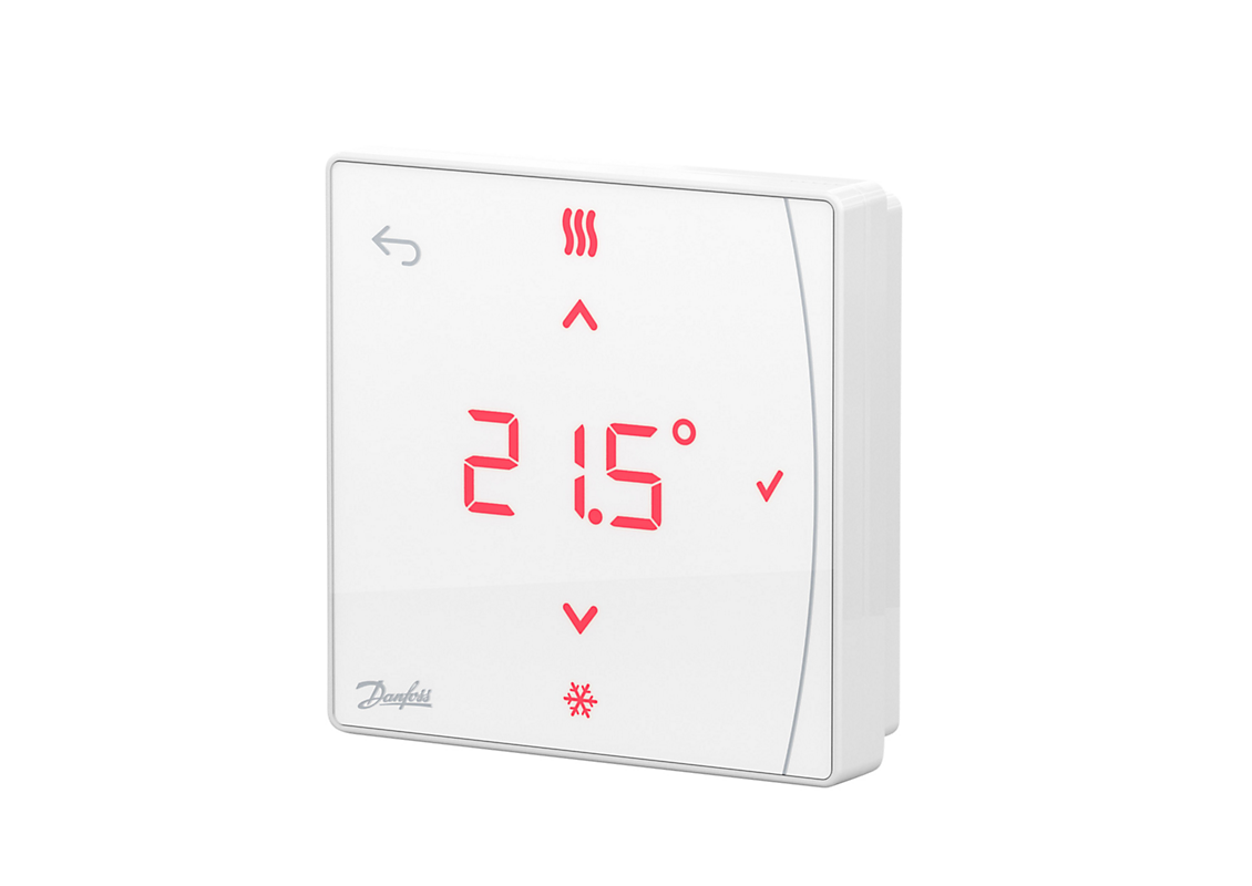 Danfoss Icon2 RT Wireless Room Thermostat W/display And Infrared Floor Sensor W/mounting - Fussbodenheizung