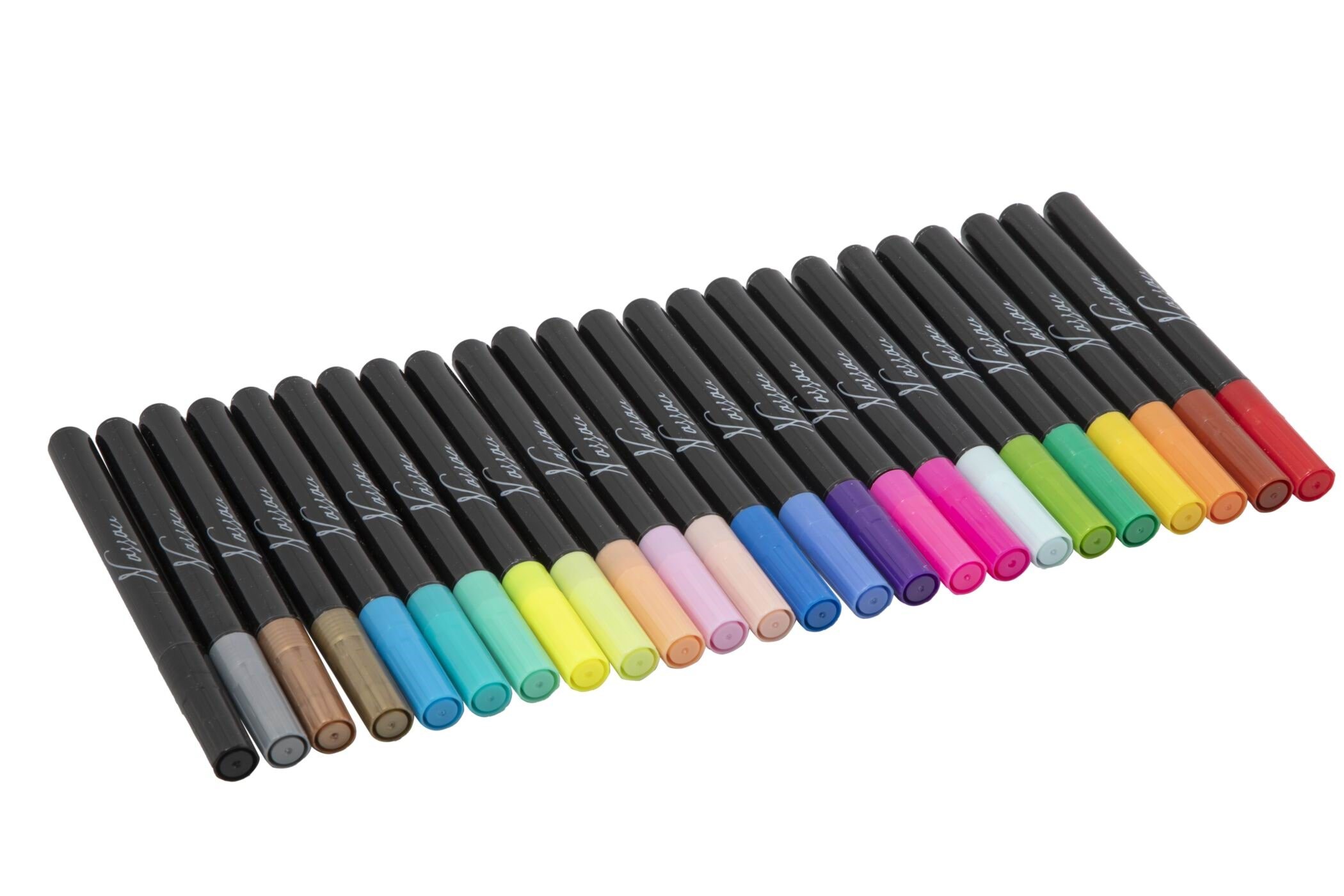 Nassau Glass And Porcelain Markers 24 Pcs. - Kunst Handwerk Ausstattung