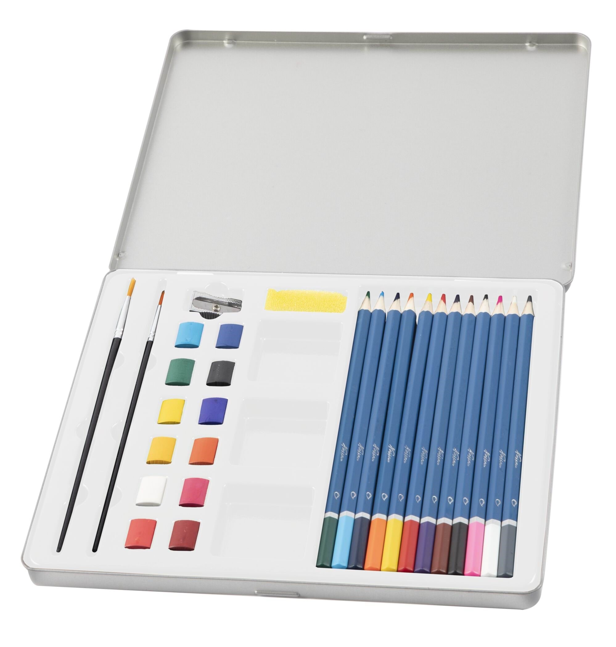 Nassau Aquarel Painting Set 28 Pcs. in Tin Box - Kunst Handwerk Ausstattung