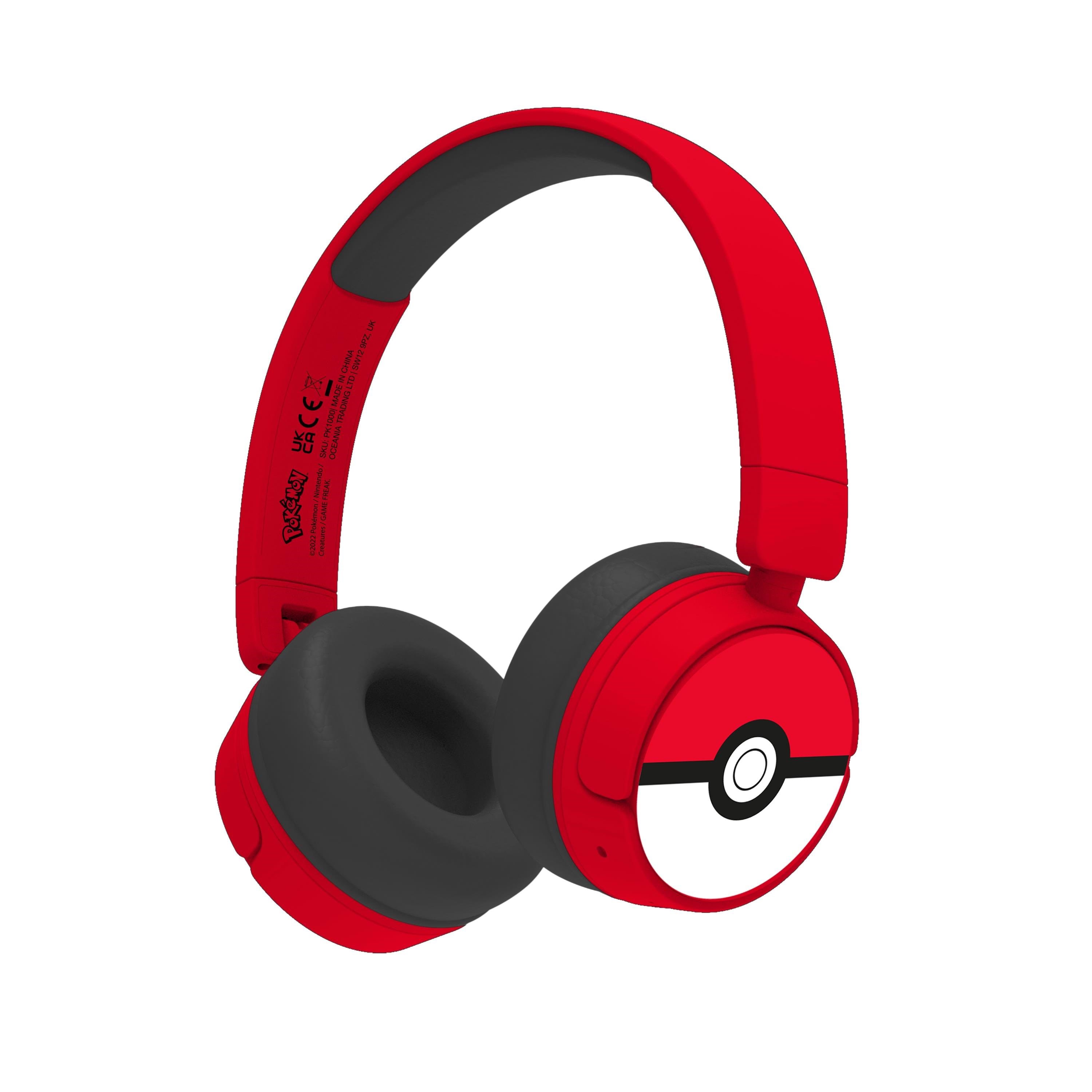 Otl Pokémon Poké Ball - Kinder Bluetooth-kopfhörer - 85/95 dB Max - Kopfhoerer/headsets