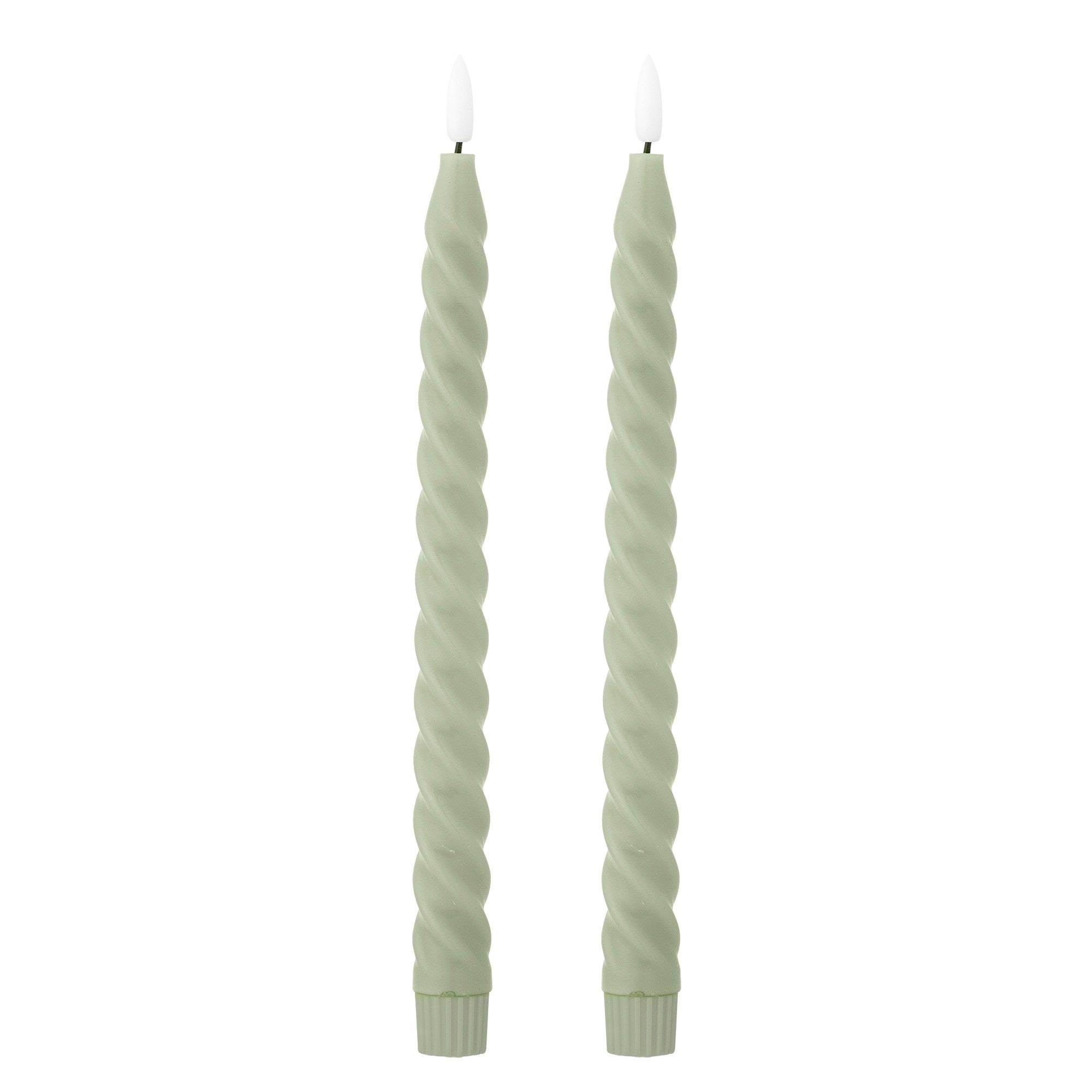 Bloomingville - Ponza Led Candles - Green - Einrichtung 82068213