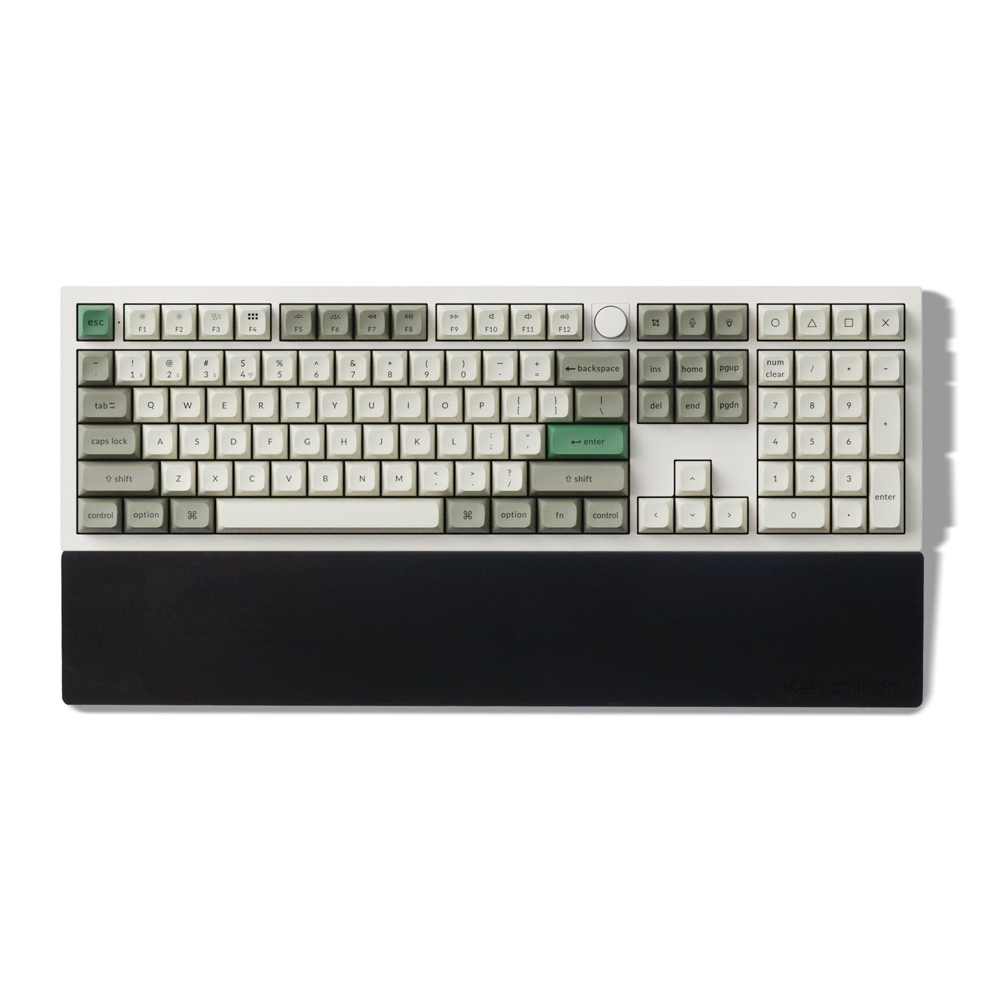 Keychron Silicone Palmrest For K10 Pro / Q6 Series / V6 Series - Handgelenkstütze - Schwarz - Tastaturen