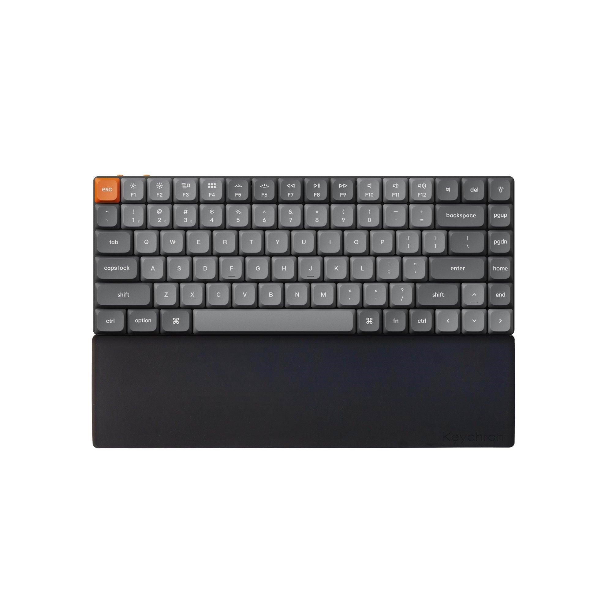 Keychron Silicone Palmrest K3 Series / K7 Series - Handgelenkstütze - Schwarz - Tastaturen