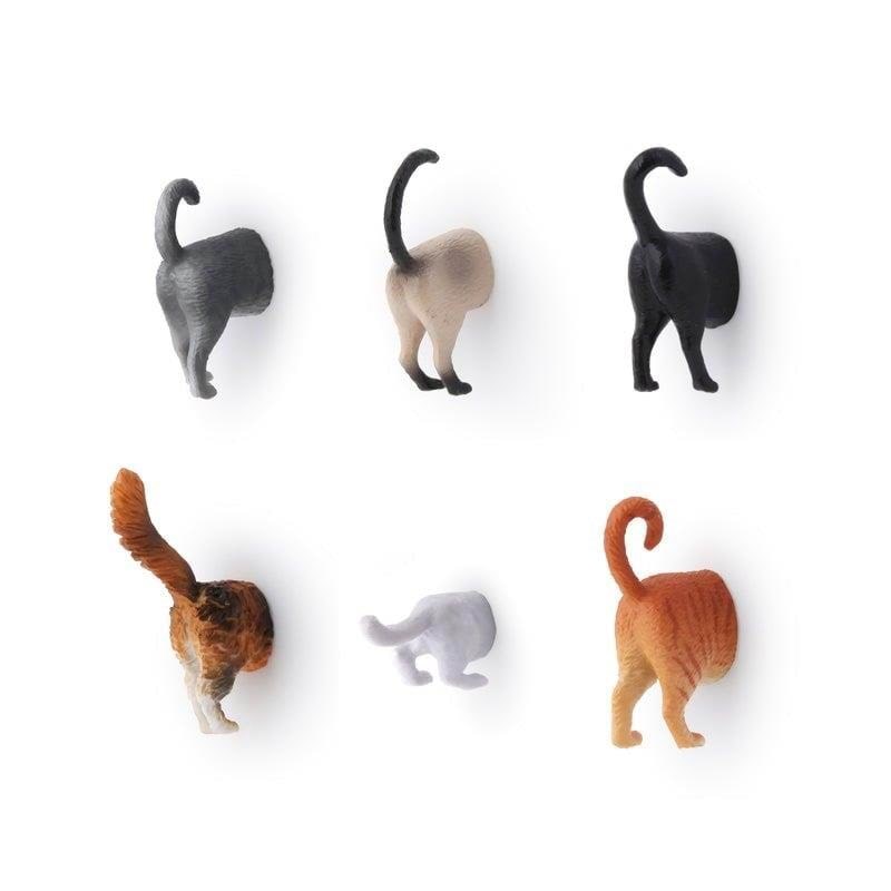 Kikkerland Cat Butt Magnets - Gadget