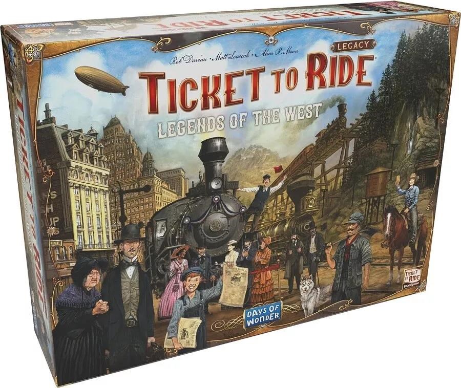 Days of Wonder Ticket to Ride - Legacy - Legends of The West - Brettspiele
