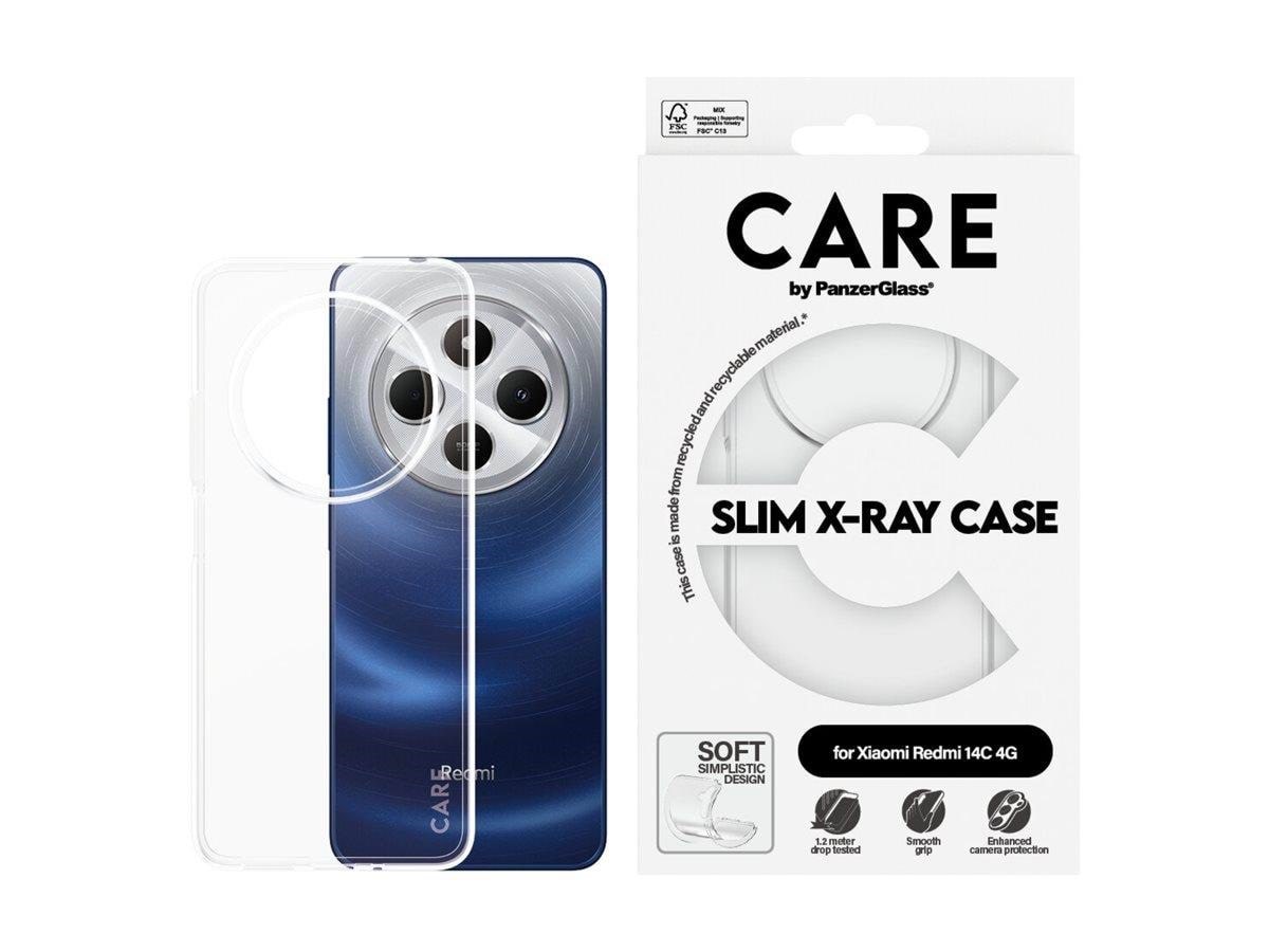 Care by Panzerglass Fashionable Case Transparent X-ray Soft Basic Xiaomi Redmi 14c 4G - Handys Cover Cases