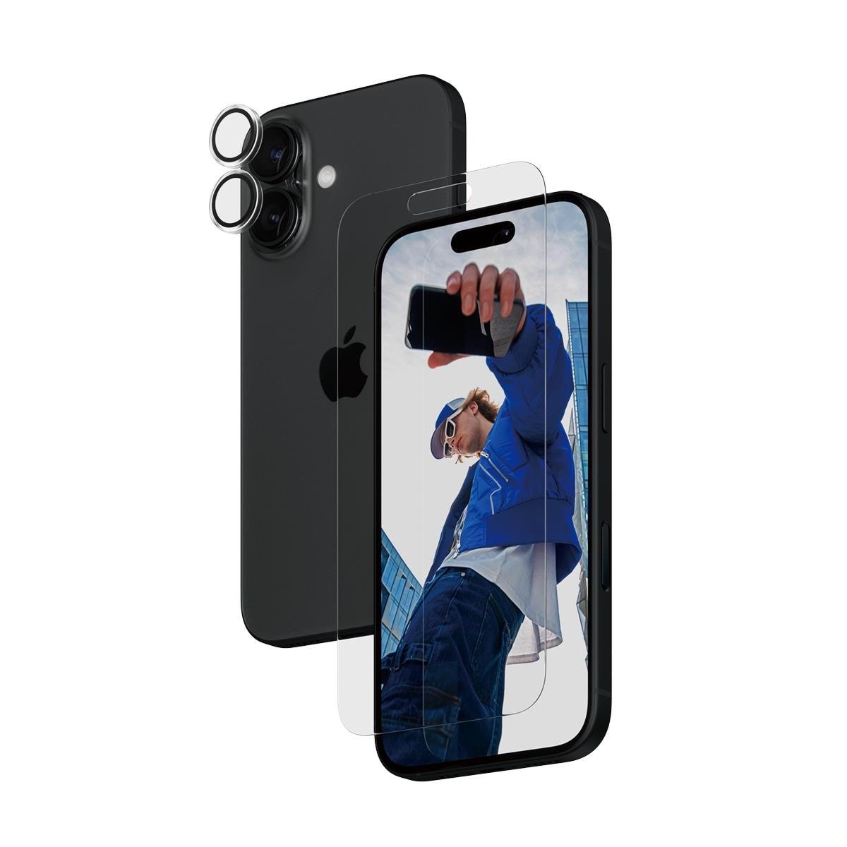 Panzerglass 2-in-1 Bundle Iphone 16 - Handys Schutzfolie Panzerb2873+1285