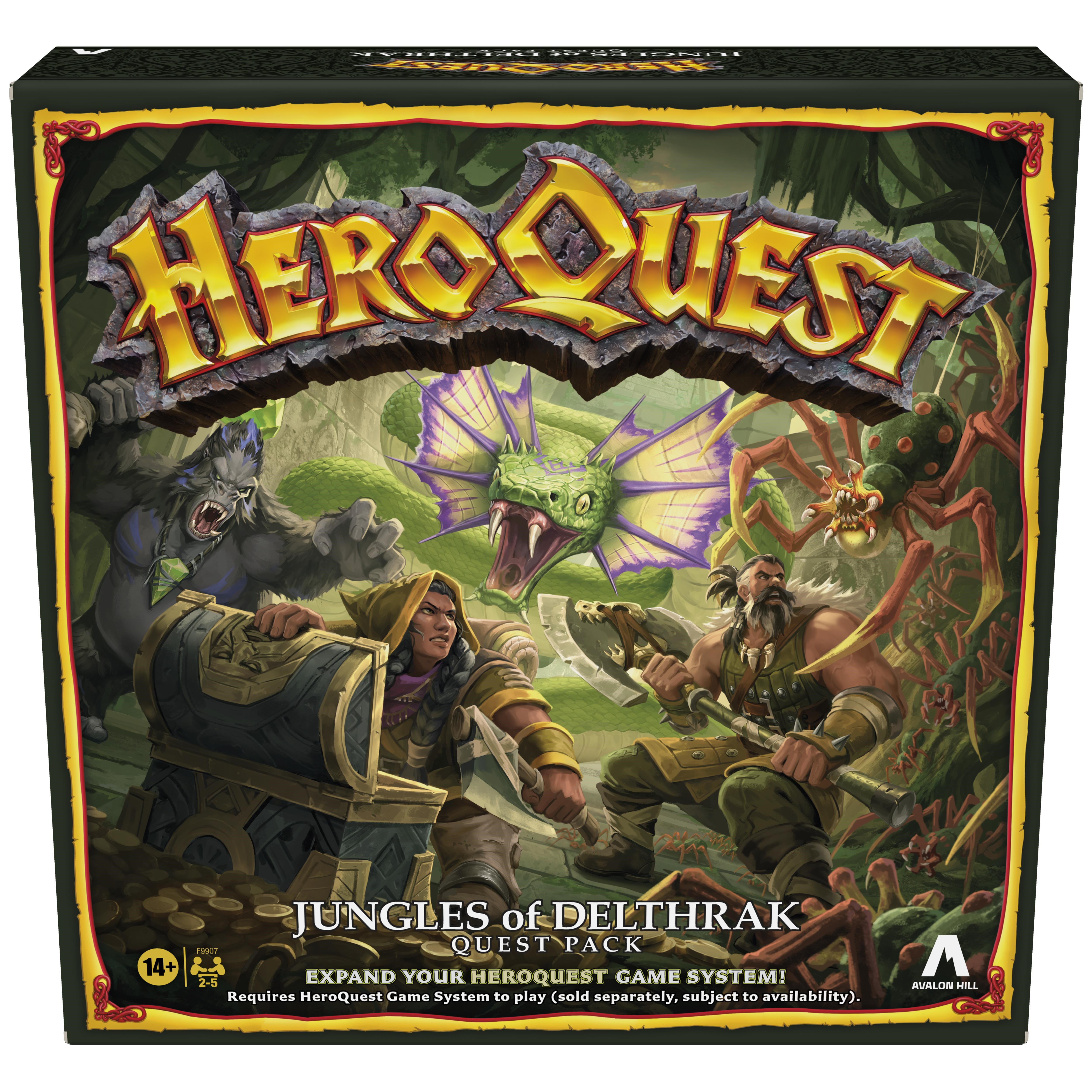 Avalon Hill Heroquest Jungles of Delthrak Quest Pack - Requires Heroquest Game System to Play (English) - Brettspiele