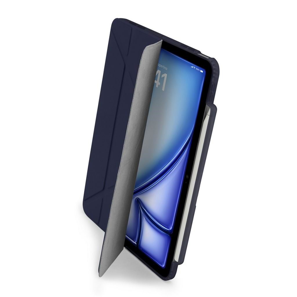 Pipetto Origami No3 Pencil Case - Dark Blue - Ipad Air 10.9" (2022/2020)/11" 2024/2025/2026 - Tablets Cover Case