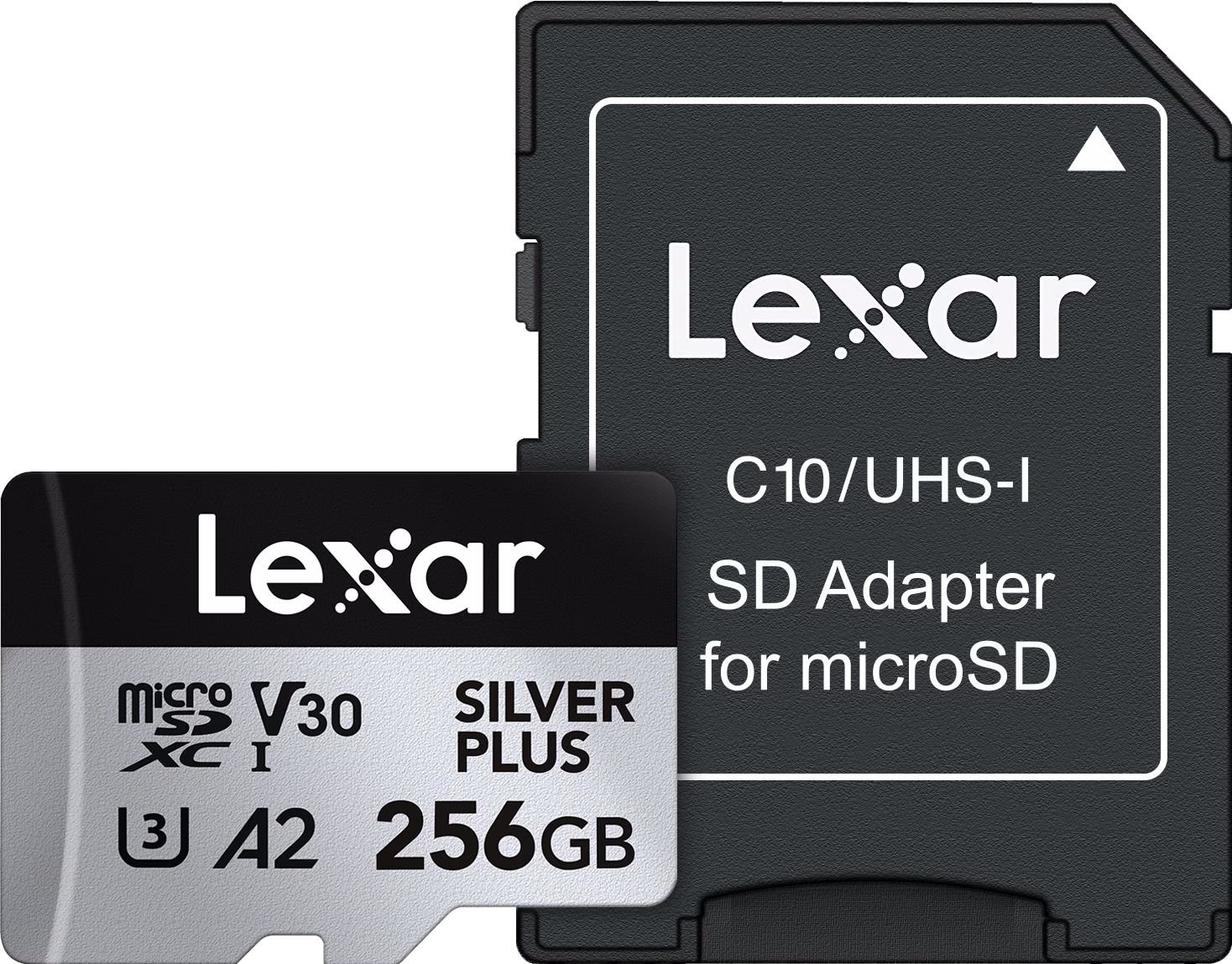 Lexar Professional Silver Plus Microsd/sd - 205mb/s - 256gb - Speicherkarten